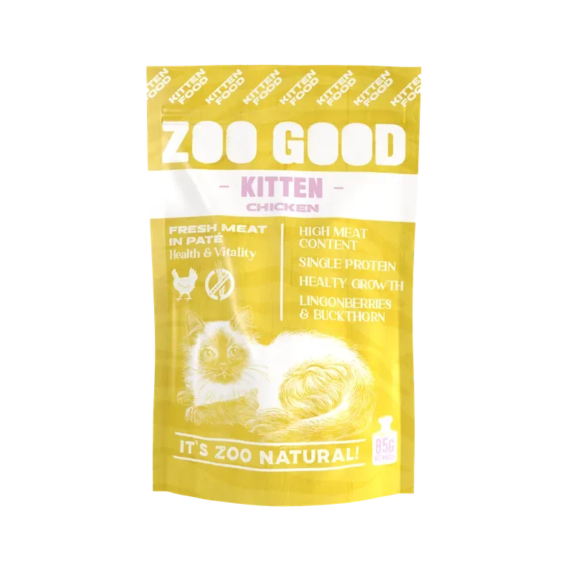 Cat Kitten Chicken 85g Pouch Beställ idag