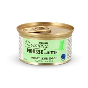 Cat Mousse Kitten Vaktel/脛gg 85g