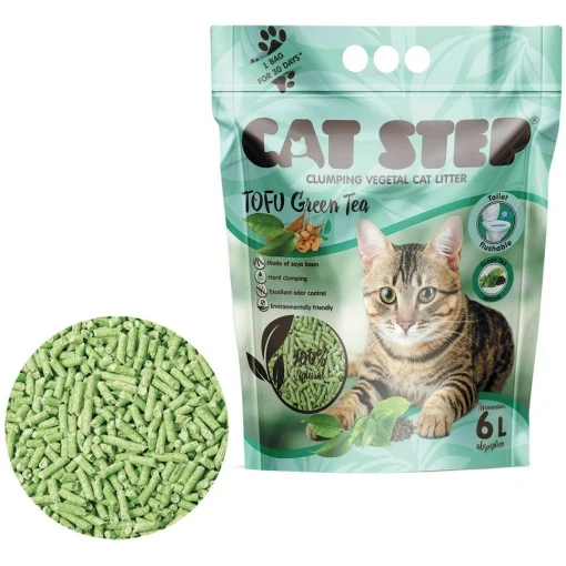 Cat step – kattsand gjord av soja