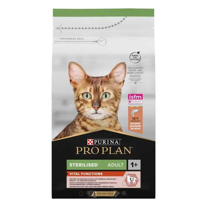 Cat Sterilised Vital Function Salmon 3 kg Nedsatt pris