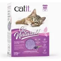 Catit Go Natural kattsand med doft av lavendel – Ekonomipaket 11,2 kg (4 x 2,8 kg) prisnedsättning