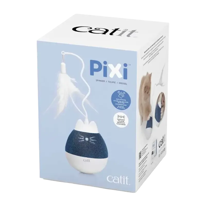 Catit Pixi Spinner – Vit & Blå