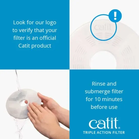 Catit Water Softening Filter Triple Action 2-Pack - Image 2