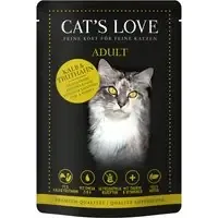 Cat‘s Love 12 x 85 g – Kalv & kalkon Fynd