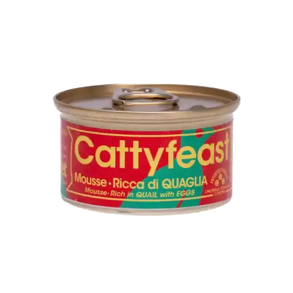 CattyFeast Mousse Rich in Quail & Eggs – Kitten – 85 g Sänkt pris