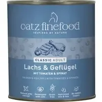 catz finefood 6 x 800 g – Lax & fjäderfä Lågt pris