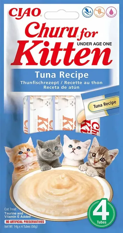 Churu Kitten Under Age 1 – Tonfisk I lager