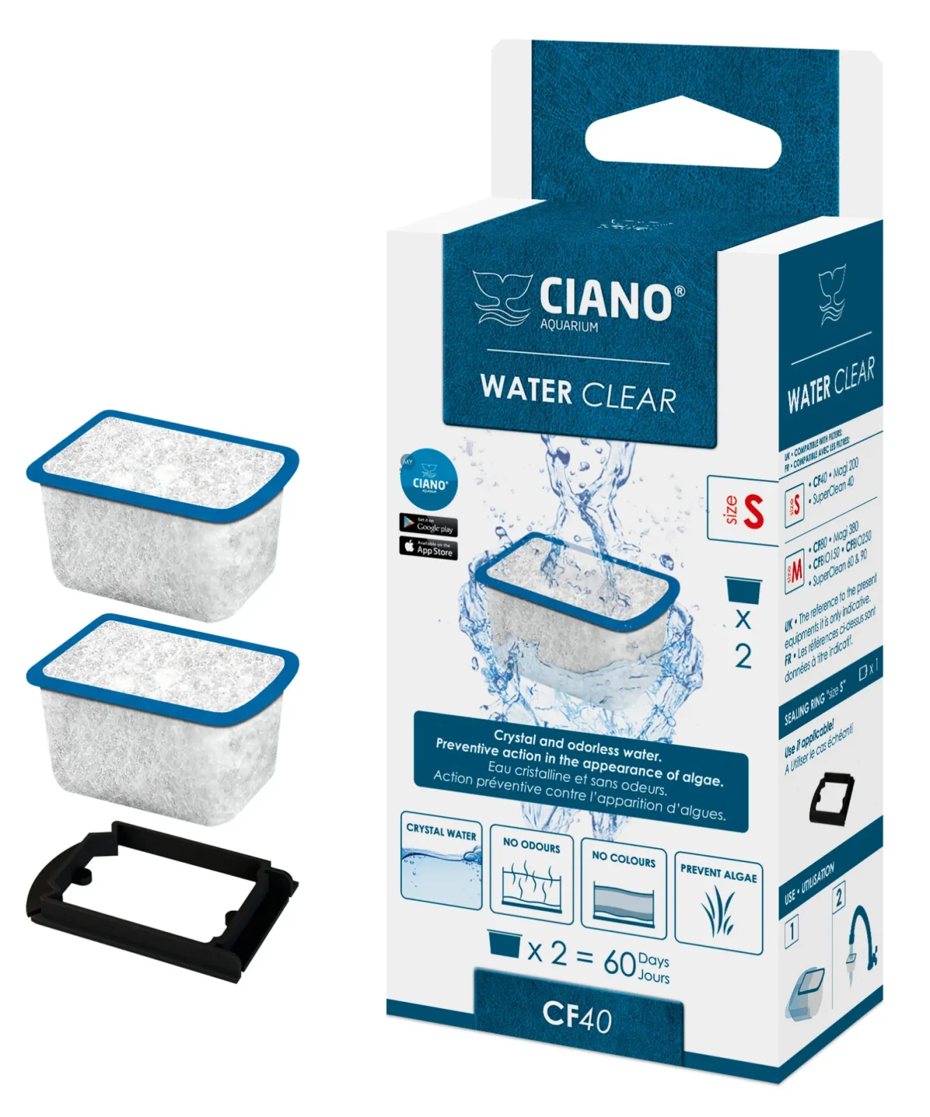 Ciano Water Clear Small 2-pack