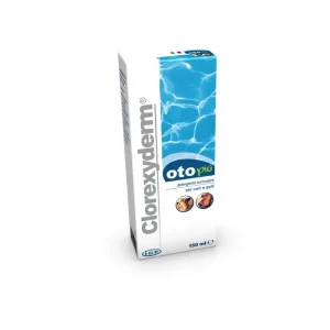 Clorexyderm Oto Piu öronrengöring för hundar och katter 150 ml Kampanj