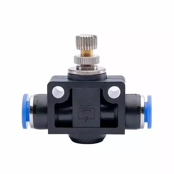CO2-backventil med justerskruv – 6 mm snabbkoppling-Aqua Art