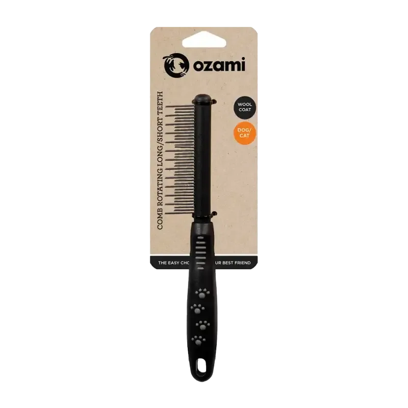 Comb Rotating Long/Short Teeth