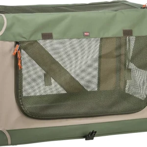 Comfy Soft Kennel Grön/Beige S: 70cm