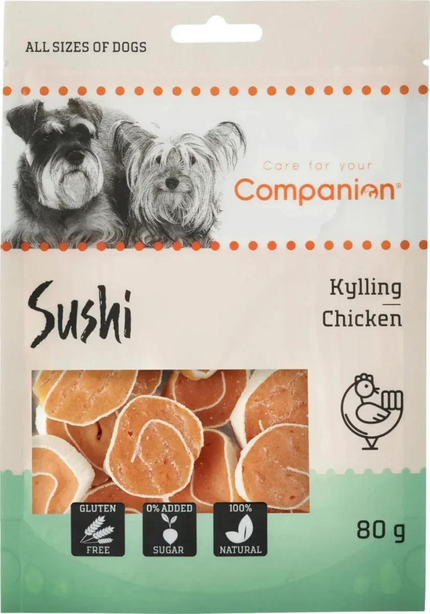 Companion chicken sushi