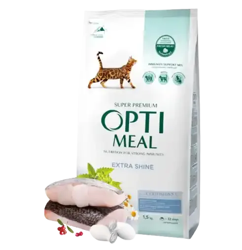 Complete dry pet food for adult cats high in cod fish, 1,5 kg Utförsäljning