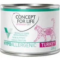 Concept for Life Veterinary Diet Hypoallergenic Turkey – Ekonomipack 24 x 200 g Begränsat antal