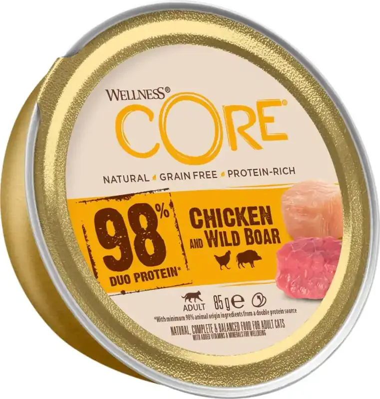 Core cat 98% chicken & boar för katter 85 g Utförsäljning