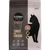 Cosma Air-Dried torrfoder kalkon & kyckling – Ekonomipack 2 x 2 kg Kampanj