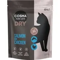 Cosma Air-Dried torrfoder lax & kyckling – 400 g Lågt pris