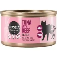 Cosma Asia i gelé 6 x 85 g – Tonfisk & nötkött Beställ idag