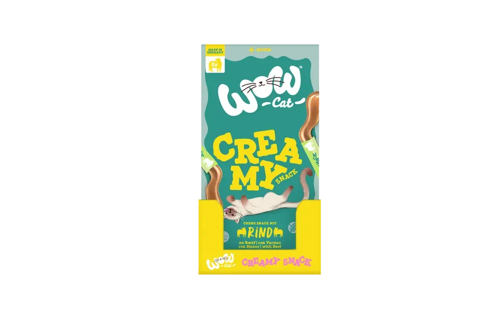 Creamy Snack Beef Kattgodis – 5 x 16 g Sänkt pris