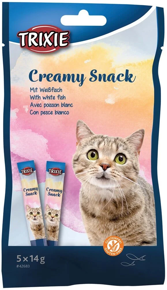 Creamy Snacks med Vitfisk 5x14g