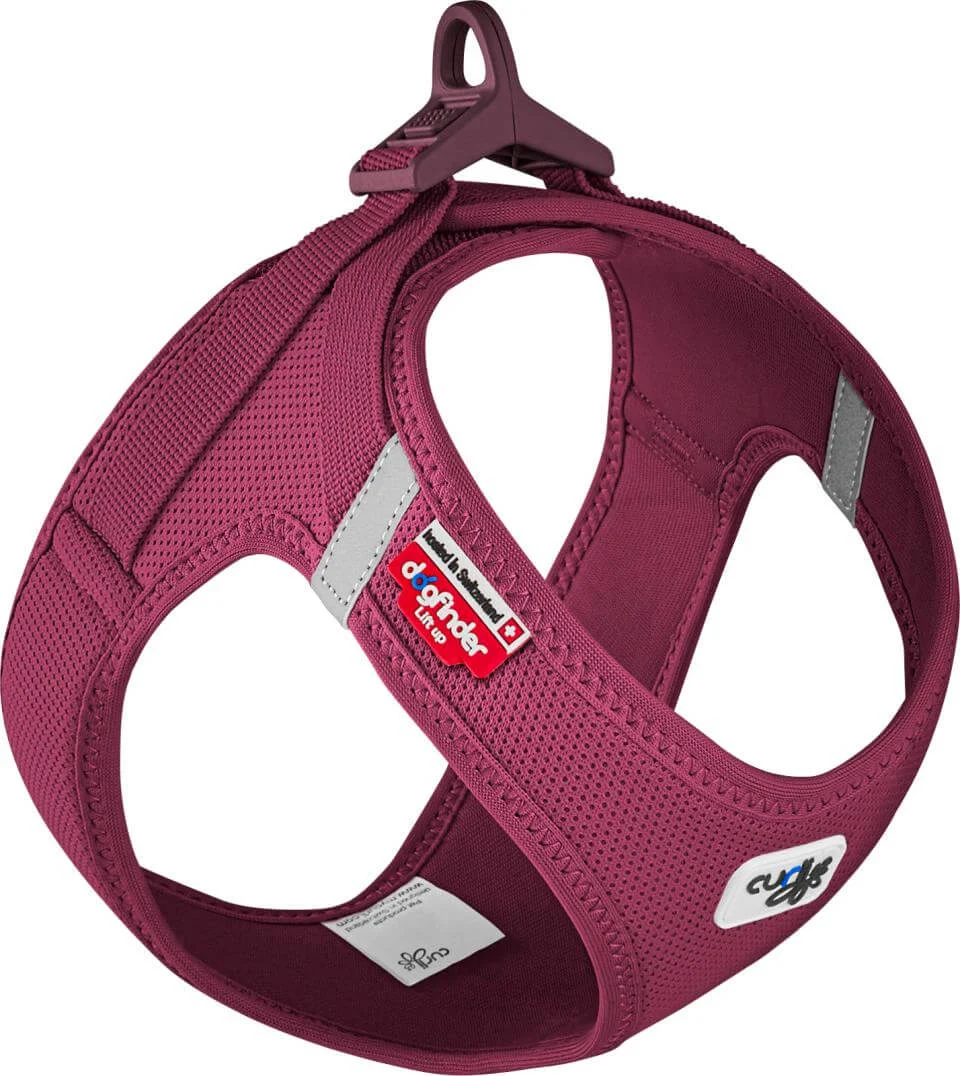 Curli Vest Sele Clasp Air-Mesh Ruby M