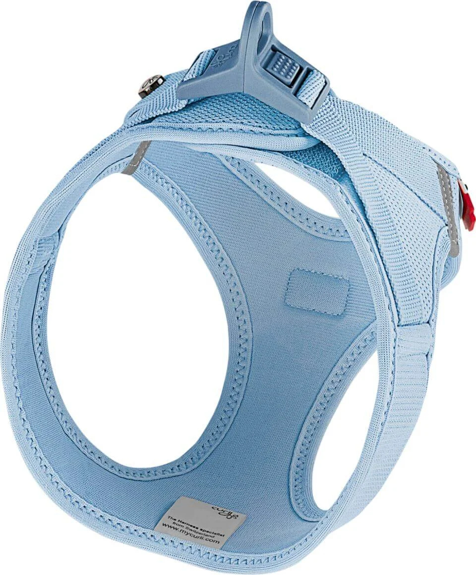 Curli Vest Sele Clasp Air-Mesh Sky Blue XL - Image 2