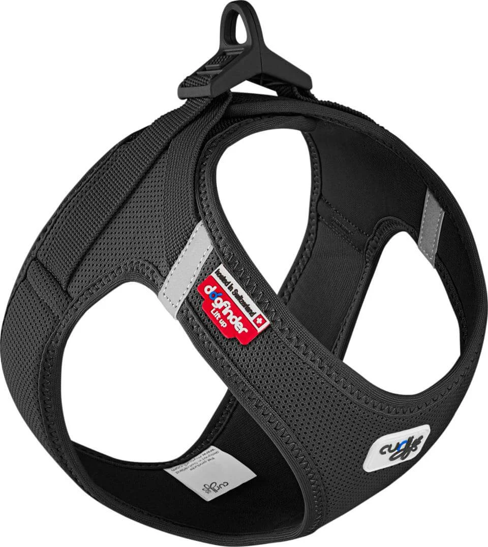 Curli Vest Sele Clasp Air-Mesh Svart L