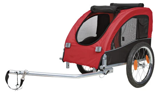 Cykelvagn Röd/Svart M 63x68x75/137 cm