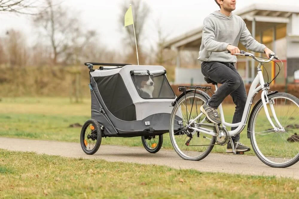 Cykelvagn Snabbvikning XL: 87,5x97x93/150cm