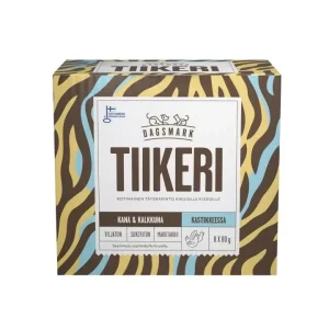 Dagsmark Tiikeri våtfoder med kyckling och kalkon i sås för katter 8 x 80 g Handla nu
