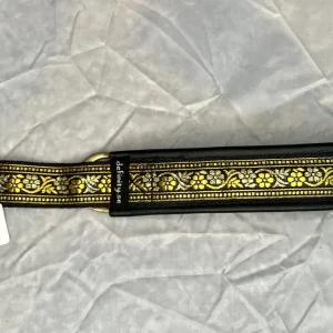 Definity halsband äkta skinn, brunei brodyr storlek 30cm