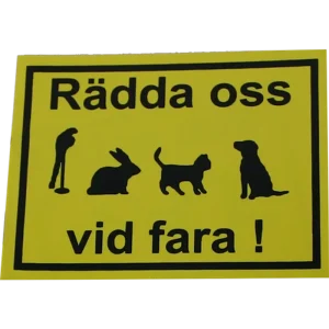 Dekal Rädda oss vid fara