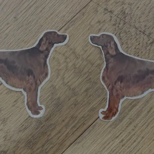 Dekaler Irländsk setter helkropp 2-pack