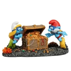 Deko Aqua Della Smurfs – Dyksmurfar&Skattkista