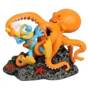 Deko Aqua Della Smurfs – Smurf&Bläckfisk