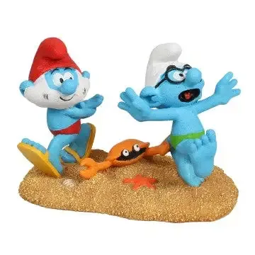 Deko Aqua Della Smurfs – Strandsmurfar Papa&Brainy
