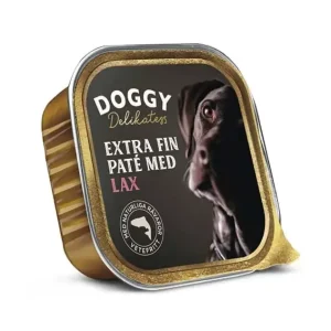 Delikatess Extra Fin Paté till Hund med Laxsmak – 11 st x 150 g Extra rabatt