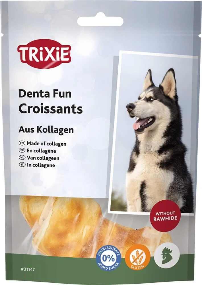 Denta Fun Croissants Collagen m. Kyckling 2x80g