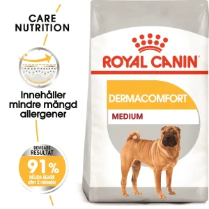 Dermacomfort Adult Medium Torrfoder f枚r hund