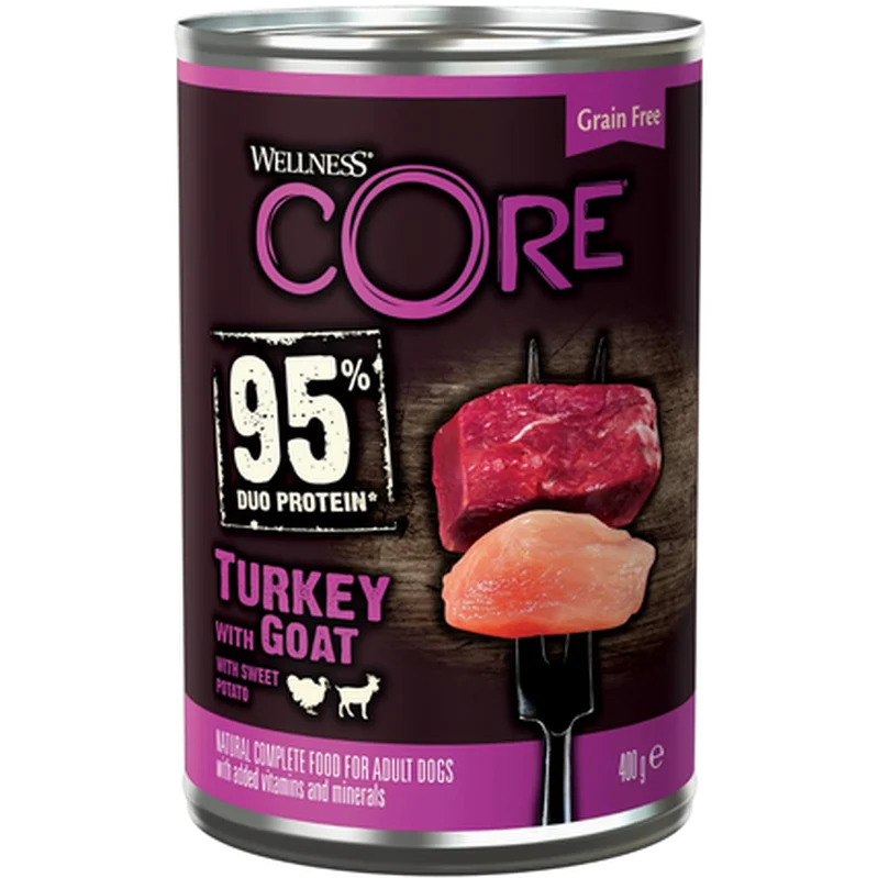 Dog Adult 95% Duo Protein Turkey & Goat