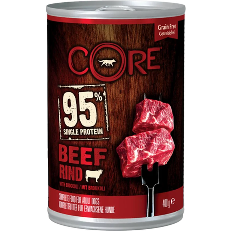 Dog Adult 95% Single Protein All Breed Beef & Broccoli Wet