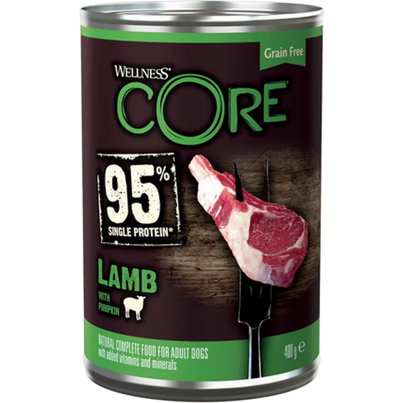 Dog Adult 95% Single Protein All Breed Lamb & Pumpkin Wet