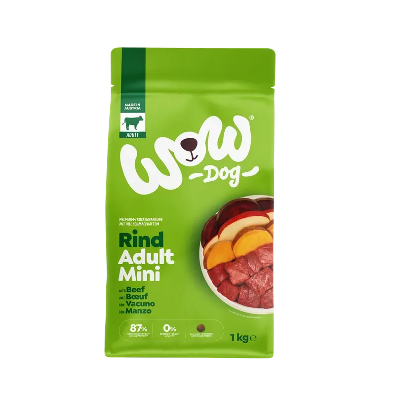 Dog Adult Minis Beef Torrfoder – 1 kg Erbjudande