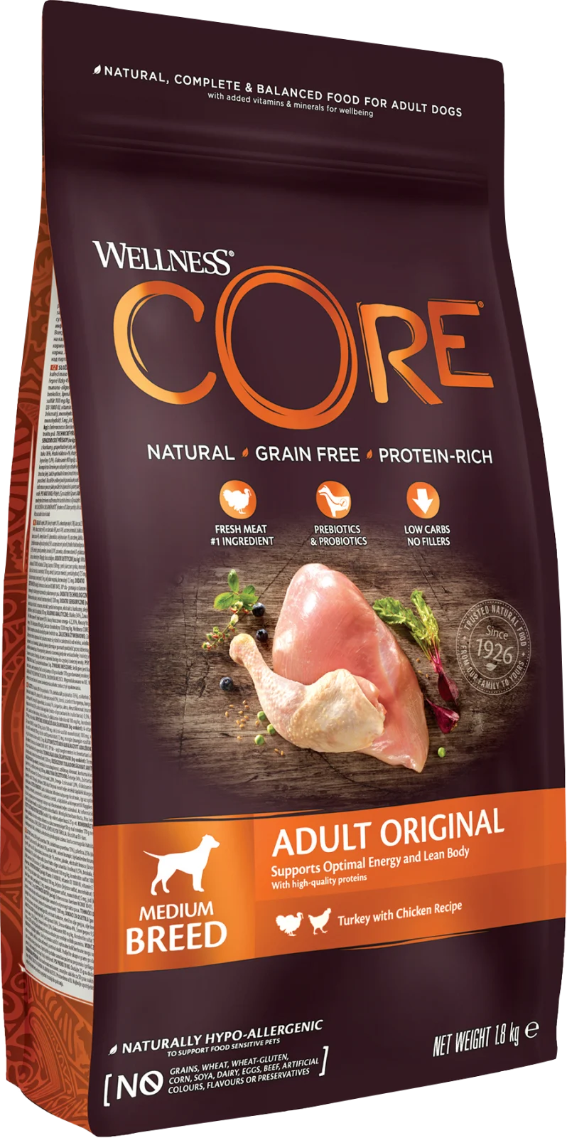 Dog Adult Original Medium Breed Chicken & Turkey Dry