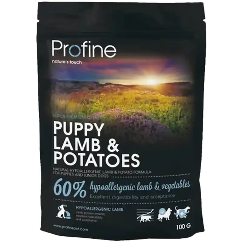 Dog Dry Food Puppy Lamb & Potatoes 3 kg Fynd