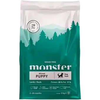 Dog Grain Free Puppy All Breed Lamb/Duck 17 kg Sista chansen