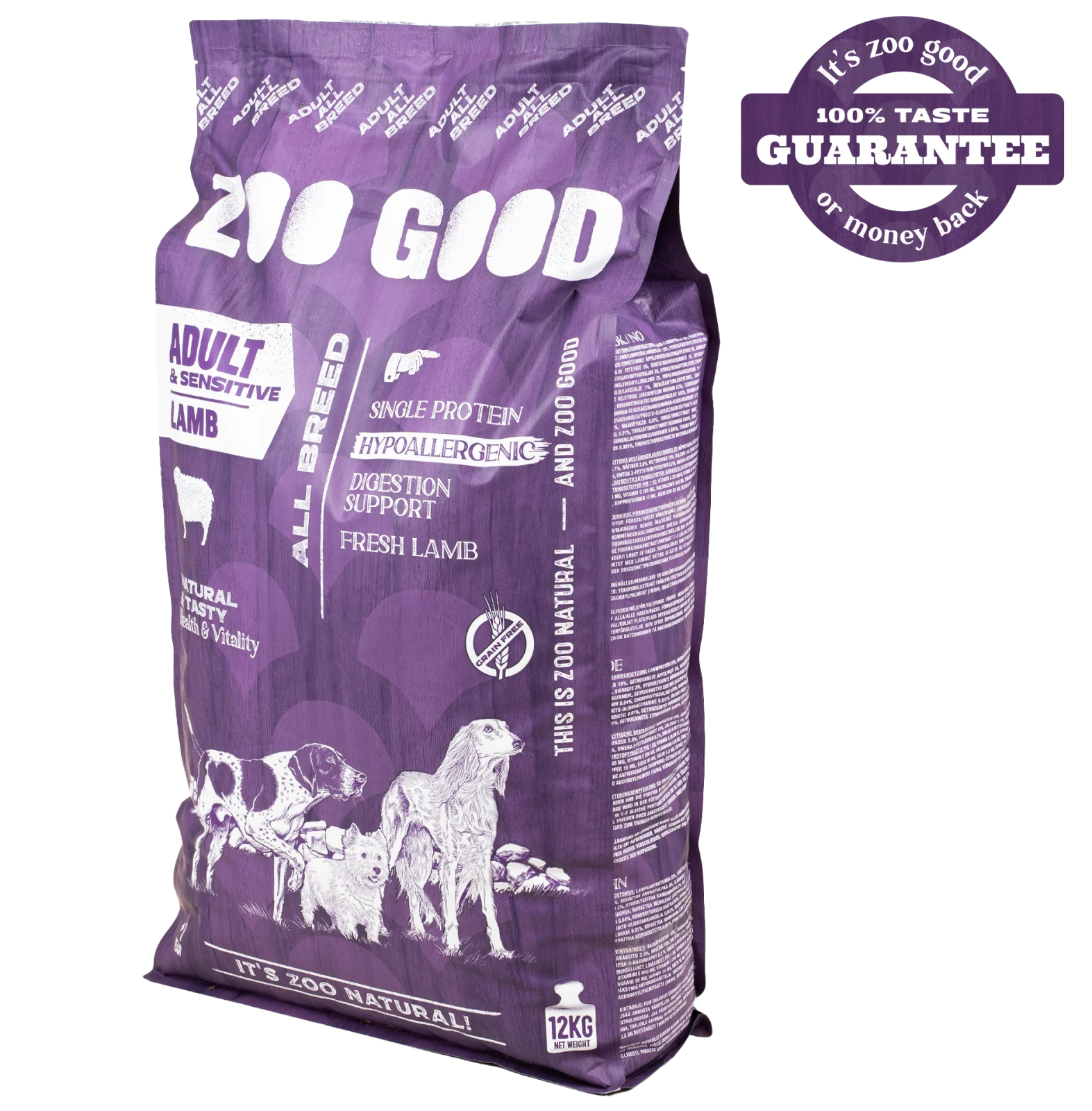 Dog Lamb Adult All Breed Grain Free