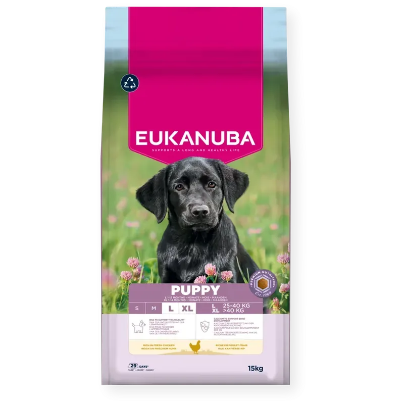 Dog Puppy Large Breed Kyckling 15 kg Erbjudande