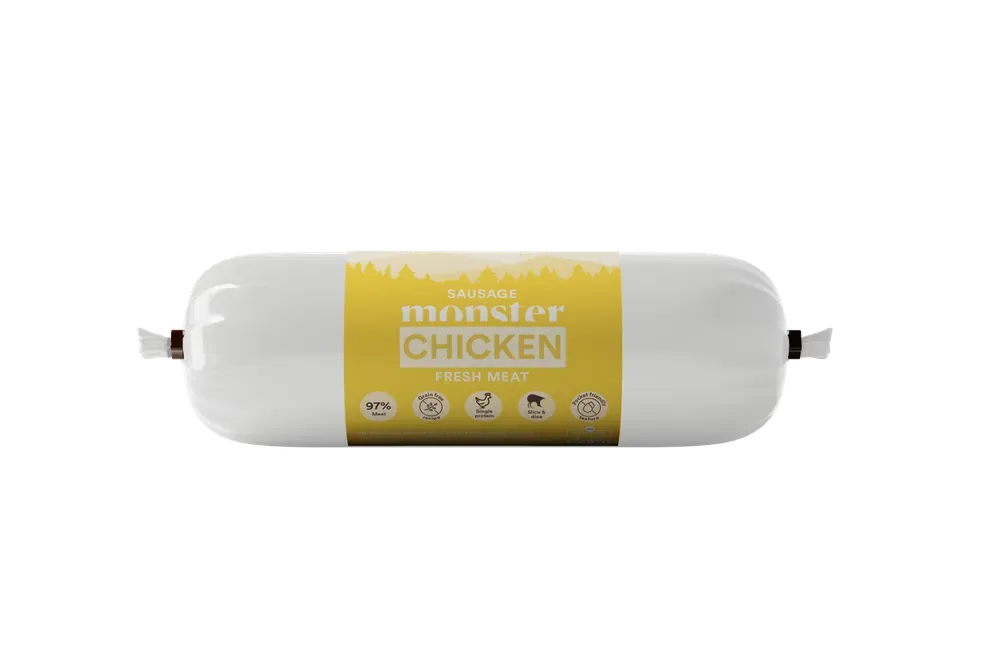 Dog Sausage Chicken Hundfoder – 12 x 200 g Premium